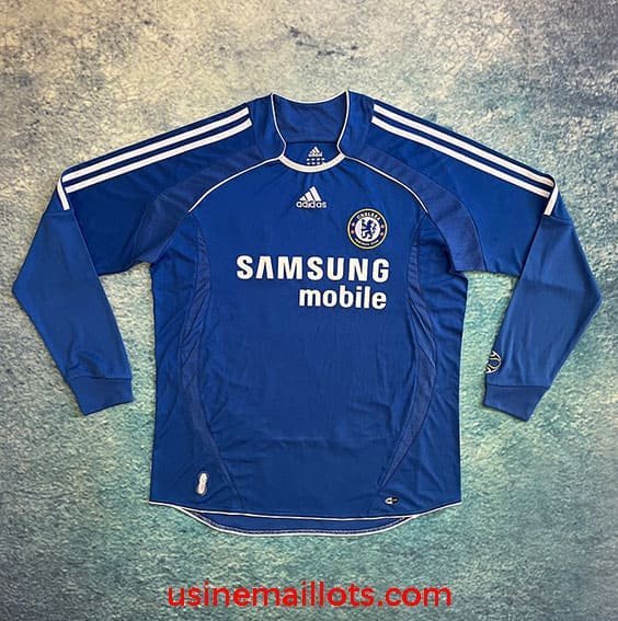 Maillot Rétro Chelsea Domicile Manches Longues 2006-2007