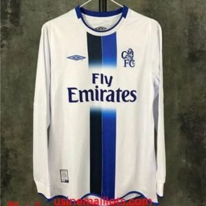 Maillot Rétro Chelsea Extérieur Manches Longues 2003-2004