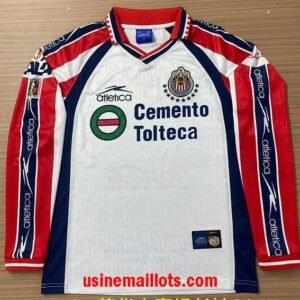 Maillot Rétro Chivas Domicile Manches Longues 1999 2000