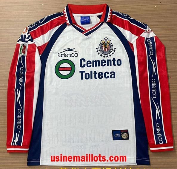Maillot Rétro Chivas Domicile Manches Longues 1999 2000