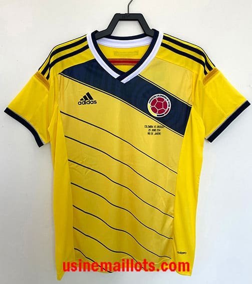 Maillot Rétro Colombie Domicile 2014