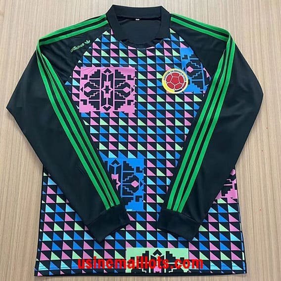 Maillot Rétro Colombie Gardien Manches Longues 1990