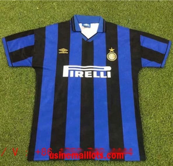 Maillot Rétro Inter Milan Domicile 1995-1996