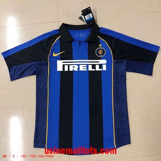 Maillot Rétro Inter Milan Domicile 2001-2002
