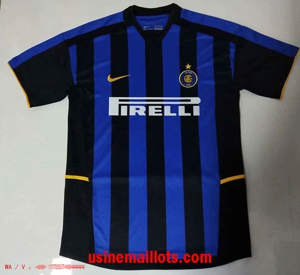 Maillot Rétro Inter Milan Domicile 2002-2003
