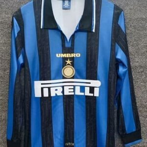 Maillot Rétro Inter Milan Domicile Manches Longues 1996-1997
