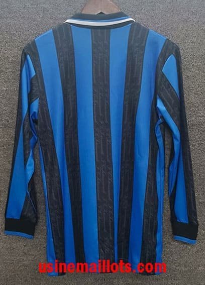 Maillot Rétro Inter Milan Domicile Manches Longues 1996-1997 – Image 2