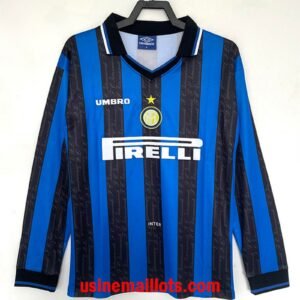Maillot Rétro Inter Milan Domicile Manches Longues 1997-1998