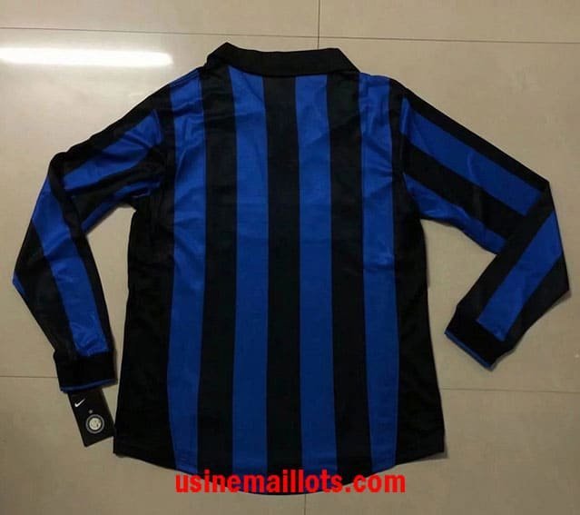 Maillot Rétro Inter Milan Domicile Manches Longues 1998-1999 – Image 2