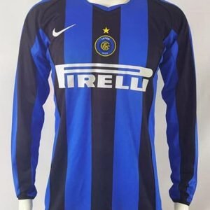 Maillot Rétro Inter Milan Domicile Manches Longues 2004-2005