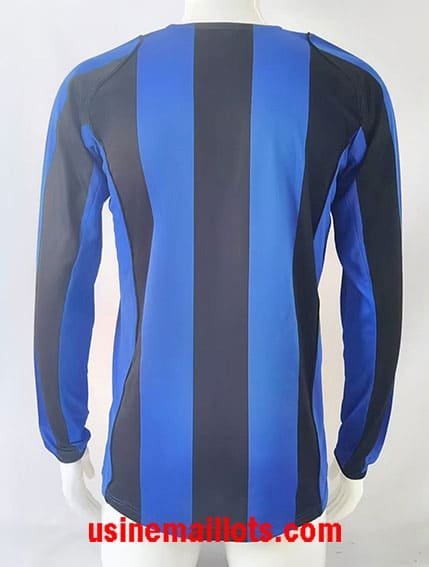 Maillot Rétro Inter Milan Domicile Manches Longues 2004-2005 – Image 2