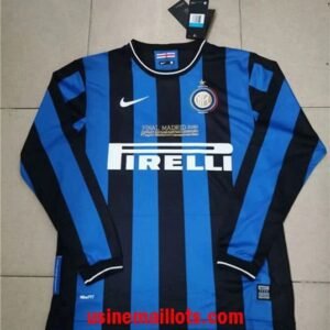 Maillot Rétro Inter Milan Domicile Manches Longues 2009-2010