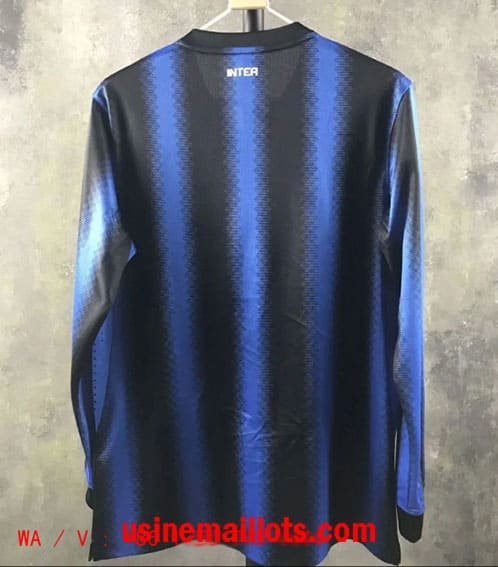 Maillot Rétro Inter Milan Domicile Manches Longues 2010-2011 – Image 2
