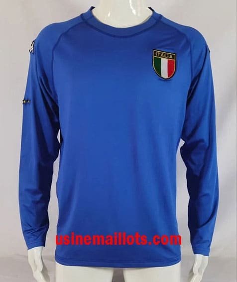 Maillot Rétro Italie Domicile Manches Longues 2000