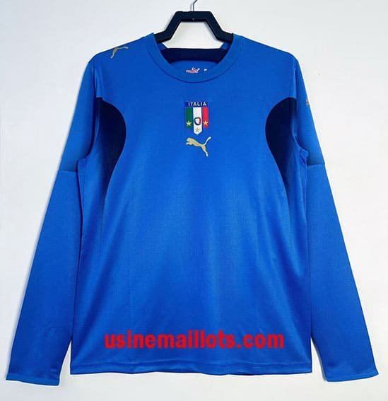 Maillot Rétro Italie Domicile Manches Longues 2006