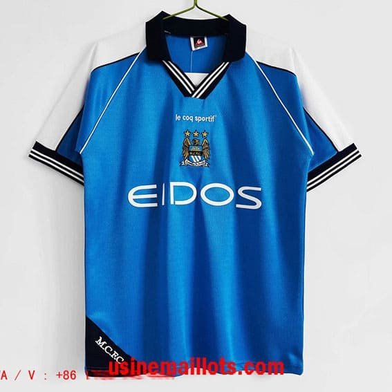 Maillot Rétro Manchester City Domicile 1999/2000