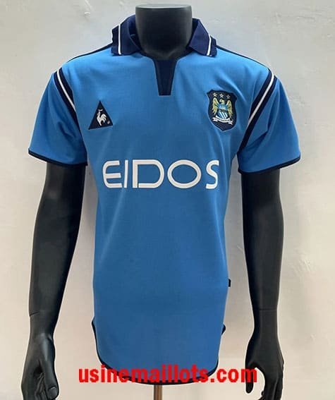 Maillot Rétro Manchester City Domicile 2001/2002