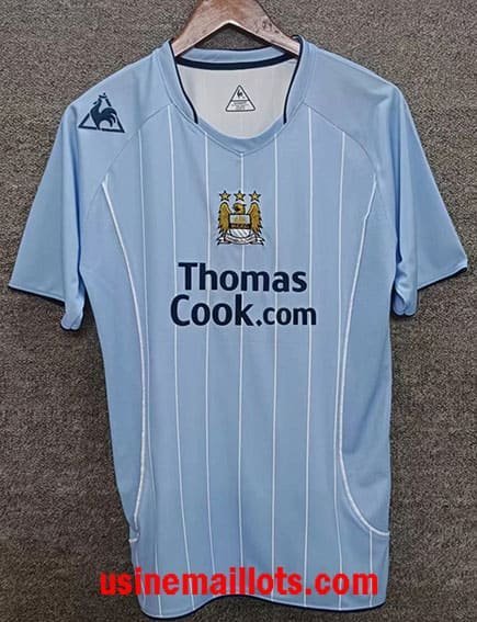 Maillot Rétro Manchester City Domicile 2007/2008