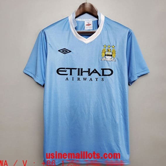 Maillot Rétro Manchester City Domicile 2011/2012