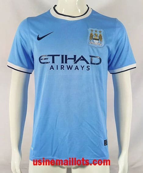 Maillot Rétro Manchester City Domicile 2013/2014