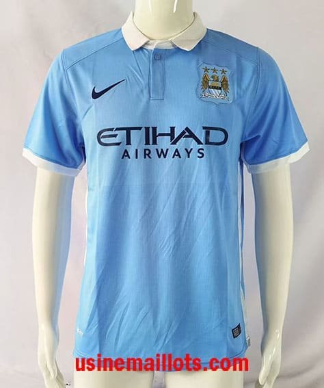 Maillot Rétro Manchester City Domicile 2015/2016