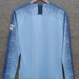 Alternative view of Maillot Rétro Manchester City Domicile Manches Longues 2018/2019