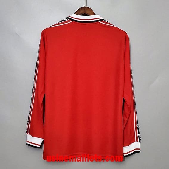 Maillot Rétro Manchester United Domicile Manches Longues 1998/1999 – Image 2