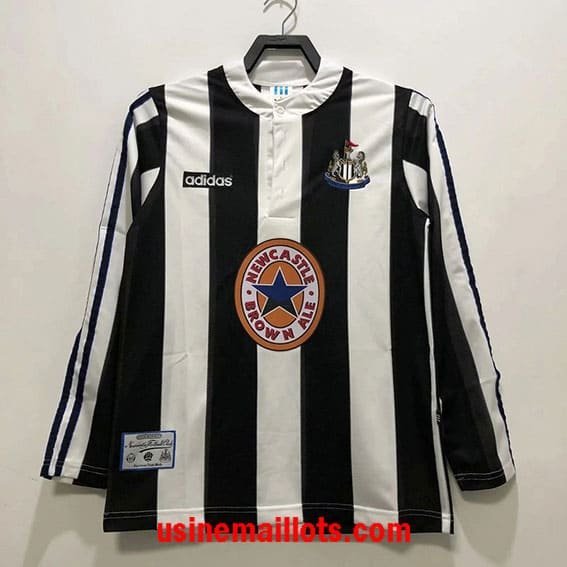 Maillot Rétro Newcastle United Domicile Manches Longues 1995/1996