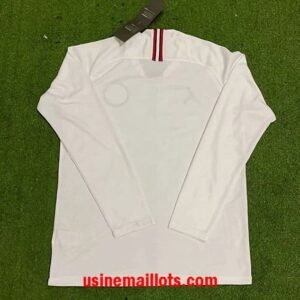 Alternative view of Maillot Rétro PSG 2018/2019 Manches Longues Blanc