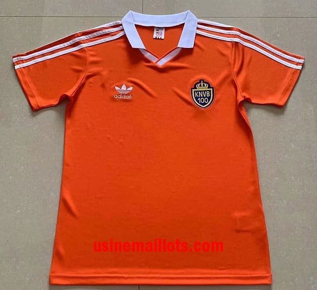 Maillot Rétro Pays-Bas 1989 100 Ans