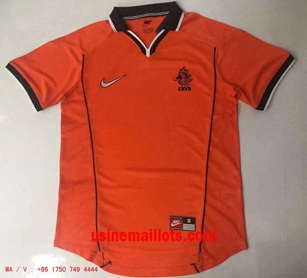 Maillot Rétro Pays-Bas Domicile 1998