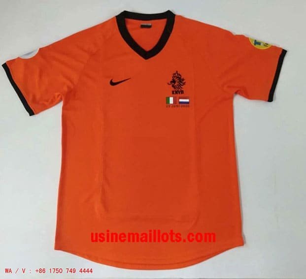 Maillot Rétro Pays-Bas Domicile 2000