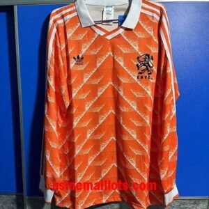 Maillot Rétro Pays-Bas Domicile Manches Longues 1988