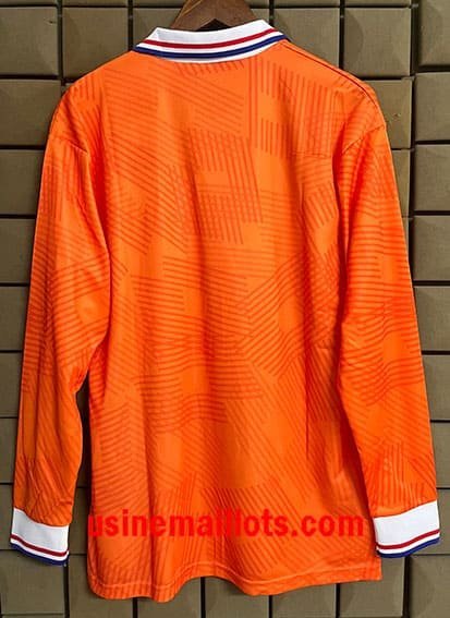 Maillot Rétro Pays-Bas Domicile Manches Longues 1993 – Image 2
