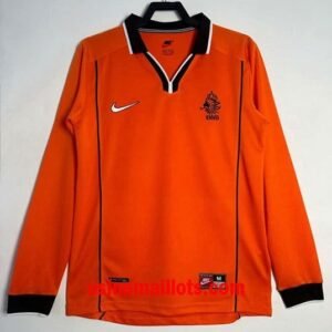 Maillot Rétro Pays-Bas Domicile Manches Longues 1998