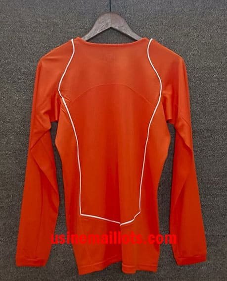 Maillot Rétro Pays-Bas Domicile Manches Longues 2004 – Image 2