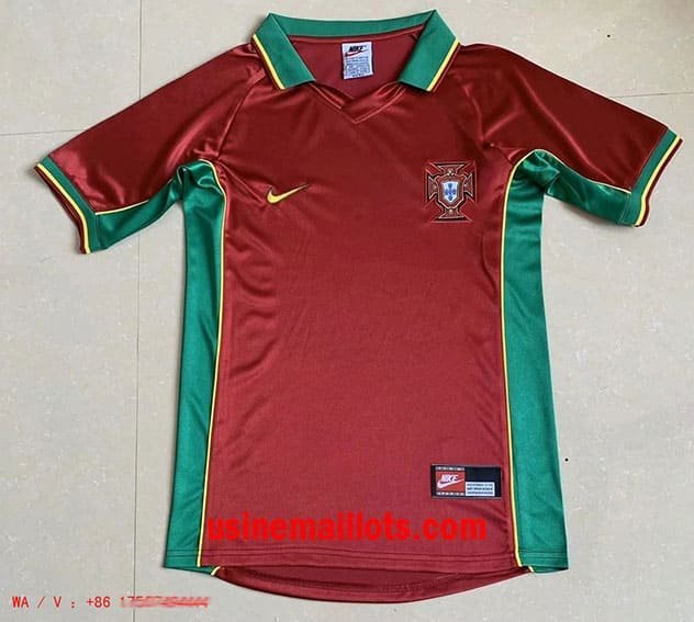 Maillot Rétro Portugal Domicile 1997