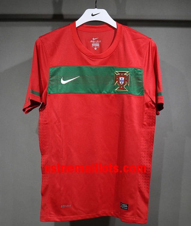 Maillot Rétro Portugal Domicile 2010