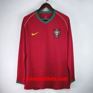Maillot Rétro Portugal Domicile Manches Longues 2006