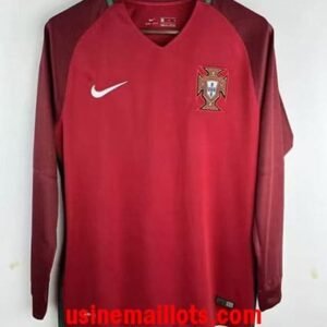 Maillot Rétro Portugal Domicile Manches Longues 2016
