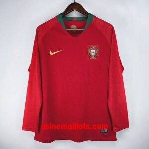 Maillot Rétro Portugal Domicile Manches Longues 2018