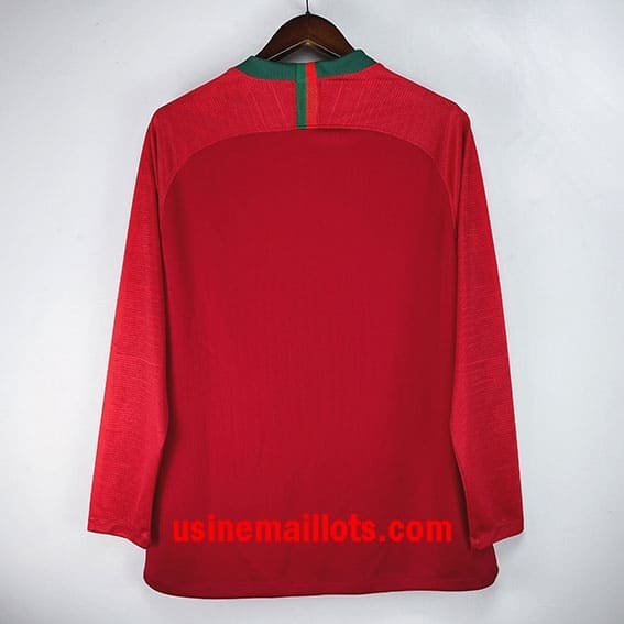 Maillot Rétro Portugal Domicile Manches Longues 2018 – Image 2