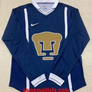 Maillot Rétro Pumas UNAM Domicile Manches Longues 1999 2000