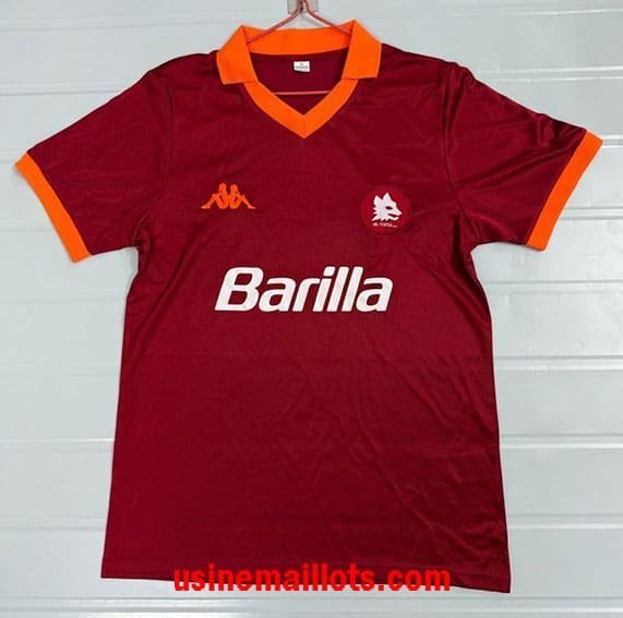 Maillot Rétro Roma Domicile 1985/1986