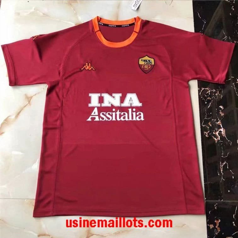Maillot Rétro Roma Domicile 2000/2001
