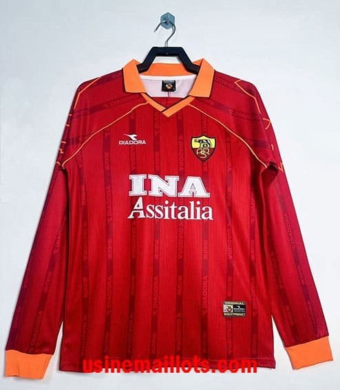 Maillot Rétro Roma Domicile Manches Longues 1999/2000