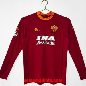 Maillot Rétro Roma Domicile Manches Longues 2001/2002