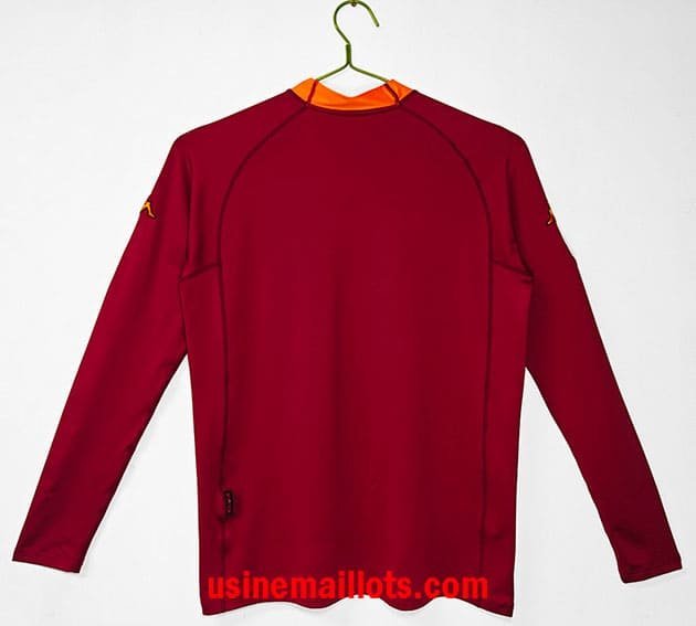 Maillot Rétro Roma Domicile Manches Longues 2001/2002 – Image 2