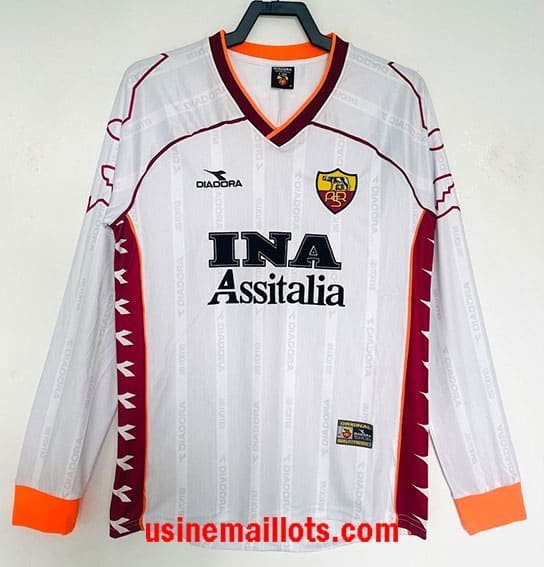 Maillot Rétro Roma Extérieur Manches Longues 1999/2000