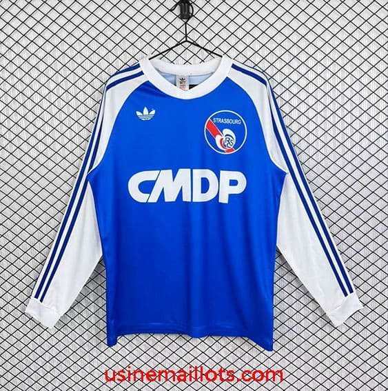 Maillot Rétro Strasbourg Domicile Manches Longues 1978-1979